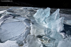 Ice formations at Yaya Tso