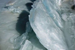 Ice formations at Yaya Tso