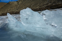 Ice formations at Yaya Tso