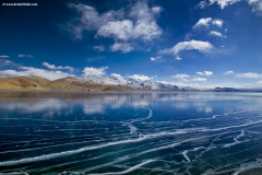 Frozen view of Tso Moriri